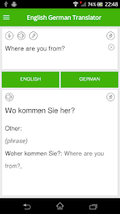 English German Translator Unknown