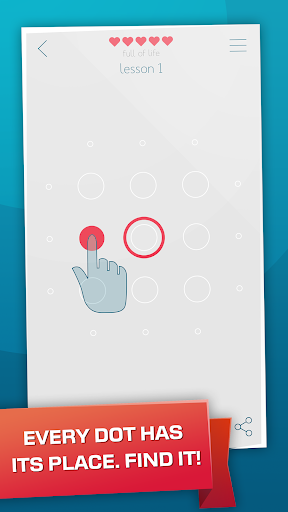 Android application Lost Dots Sliding Brain Puzzle screenshort