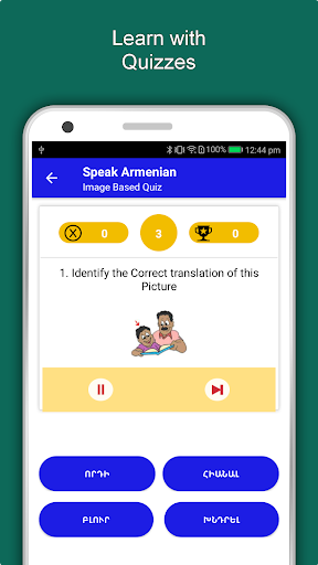 Screenshot of Learn Armenian Language App