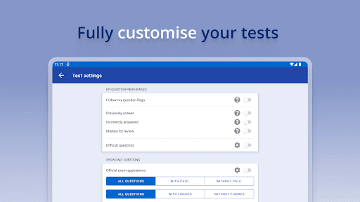 Screenshot of Aviation Exam - EASA