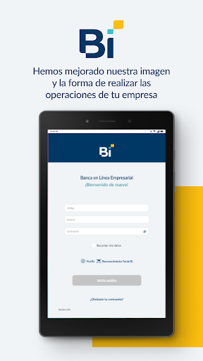 Captura de pantalla de Bi Banking