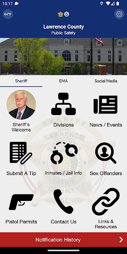 Android application Lawrence County Public Safety screenshort