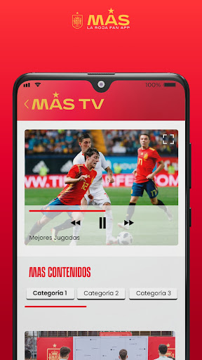MAS La Roja Fan App Screen 3