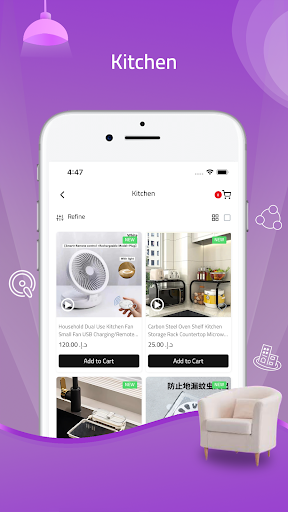 Karaza Home Screen 2