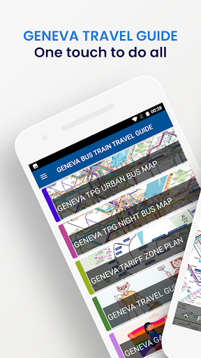 Android application Geneva Bus Train Travel Guide screenshort