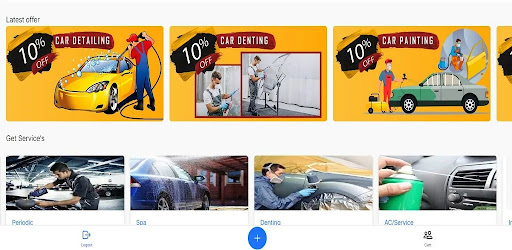 Android application City Car Zone screenshort