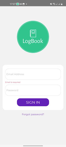 Android application Everest Log Book screenshort