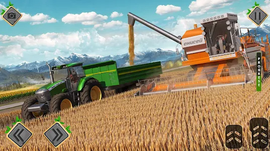 拖拉機遊戲 3D 農業遊戲