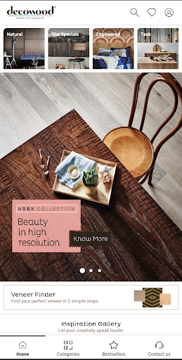 Android application Decowood Veneers screenshort