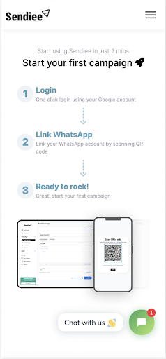 Sendiee - Marketing tool Screen 2