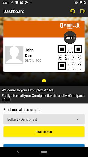 Omniplex Wallet Screen 2