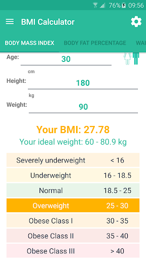 BMI Calculator - Weight Loss Screen 2