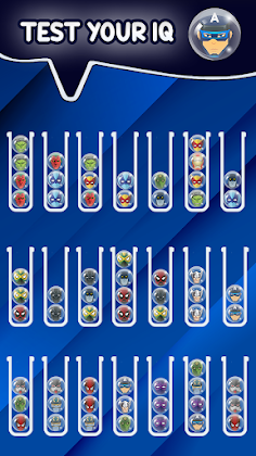 Superhero Sort Puzzle Game - Screenshot 4