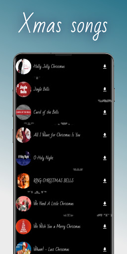 Christmas songs Screen 2