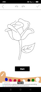 Screenshot 5 How to draw Rose android