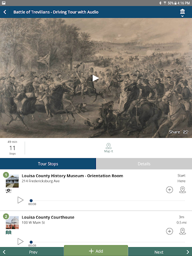 Screenshot of Visit Louisa