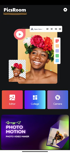 PicsRoom - Photo Editor Screen 2