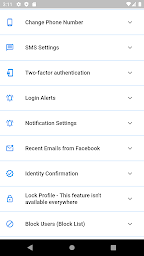 For Quick Settings on Facebook