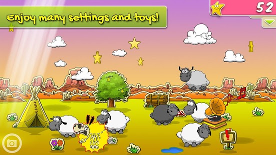 Captura de tela premium de Nuvens e Ovelhas