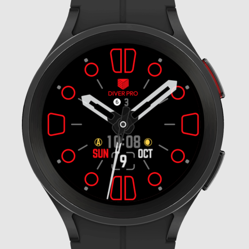 IWF Flat 3 in 1 watch face logo