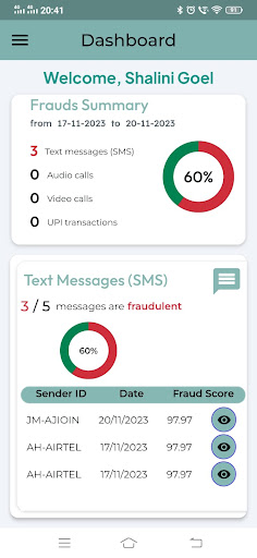 Android application ePayCop screenshort