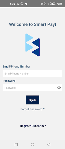 Android application SmartPay-SL screenshort