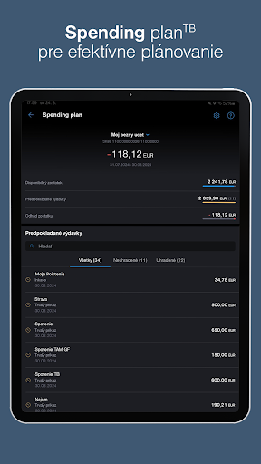 Screenshot of Tatra banka