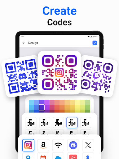 Screenshot of QR Code & Barcode Scanner Plus