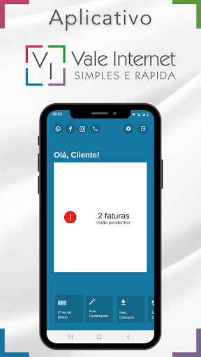 Android application Vale Internet screenshort