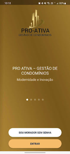 Android application Pro Ativa – Gestão Condomínios screenshort