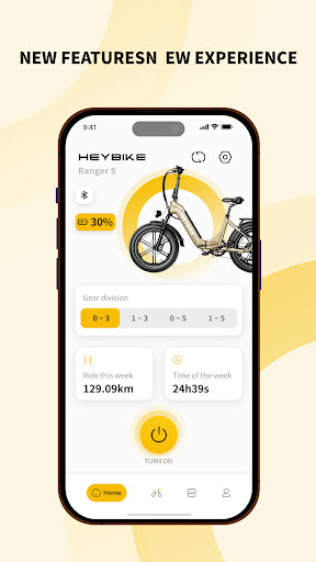 Android application Heybike screenshort