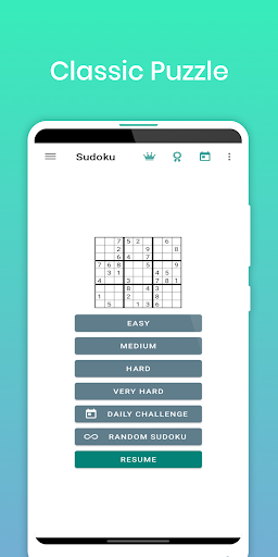 Android application Sudoku screenshort