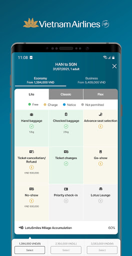 Vietnam Airlines Screen 3