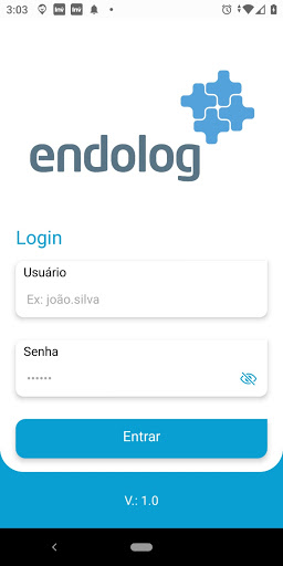Android application Endolog Instrumentador screenshort