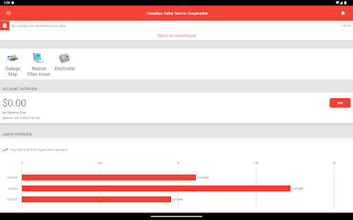 Screenshot of MyCVEC