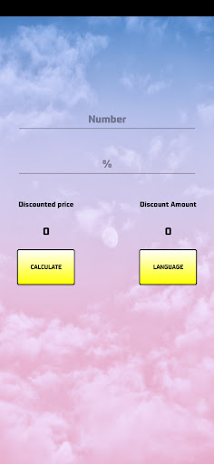 Android application Percent Calculator screenshort