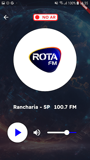 Android application Rota FM screenshort