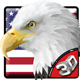 3D American Eagle Soar Theme icon