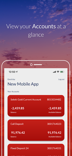 Android application Bank Windhoek screenshort