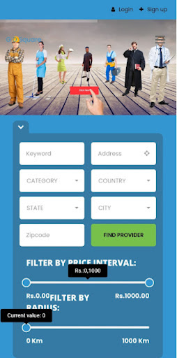 Android application G D Square screenshort