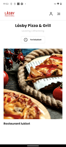 Android application Låsby Pizza screenshort