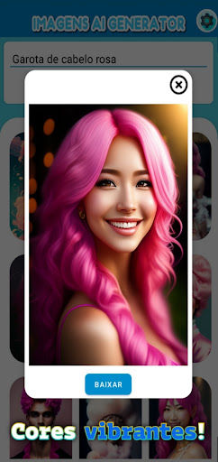 Android application Imagens AI Generator screenshort