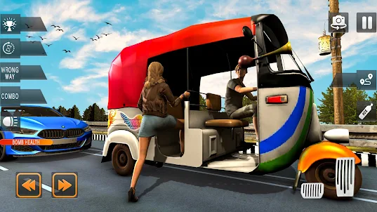 Индийская авто рикша игра 3D