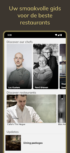 Android application Guide des Chefs screenshort