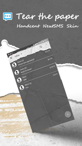 Android application Tear the paper Skin for Next S screenshort