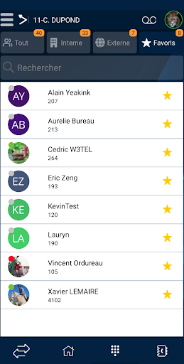 Android application PhonePilot Softphone screenshort