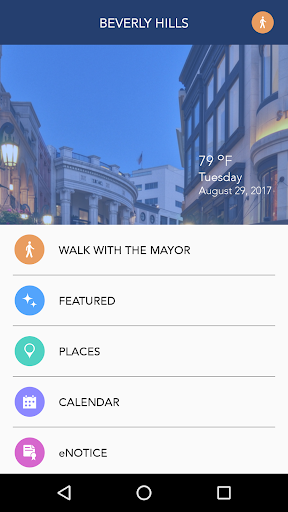 Android application Mobile Beverly Hills screenshort