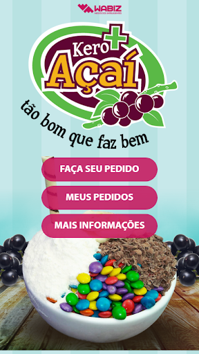 Android application Kero + Açaí screenshort