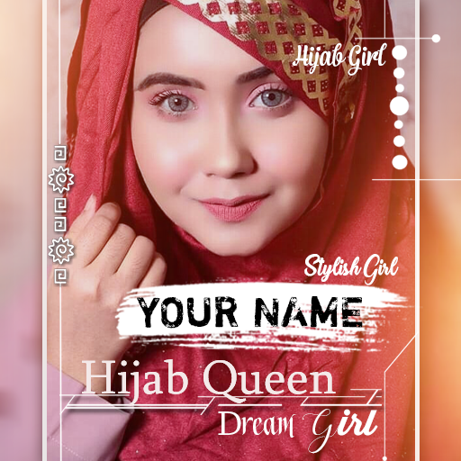Hijab Girl Name DP Maker 2024 logo