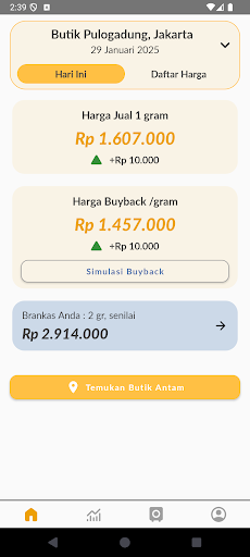 Emas Antam Hari Ini Screenshot 2 - AppWisp.com